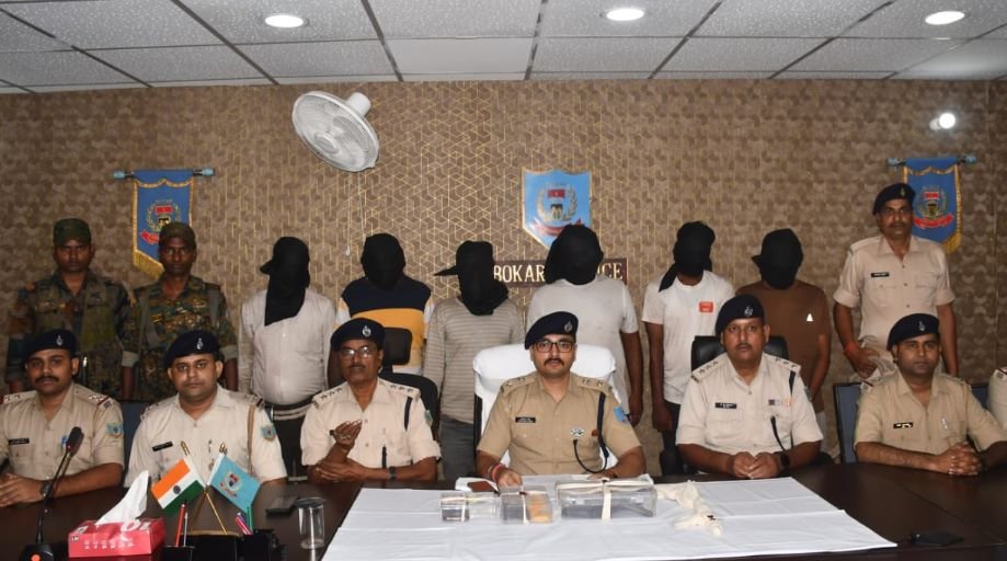 नावाडीह डकैती कांड का पर्दाफाश, अंतरजिला गिरोह के 6 अपराधी गिरफ्तार